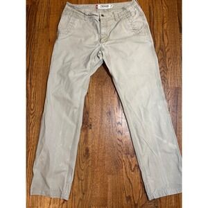 Mountain Khakis Slim Fit Pants Mens 35x34 Tan Khaki Jackson Hole Wyoming Casual